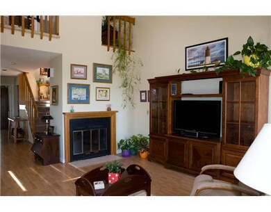 Living Room. Spacious living room with gas firepla