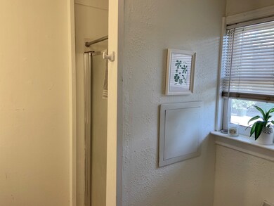 Walk-in shower.