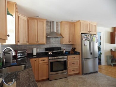 Custom kitchen with radiant heated...