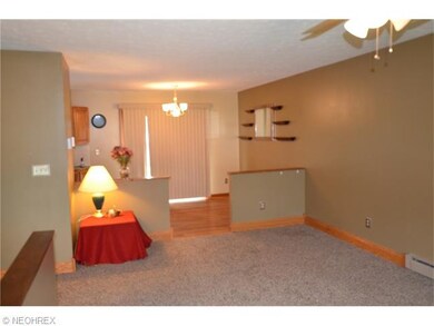 View from Living Room to Dining Room; newer floori