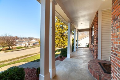 Covered front porch