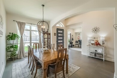 Light and bright formal dining room with upgraded