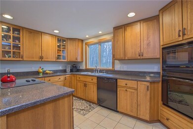 Notice the cooktop on the left and...