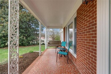 Covered front porch