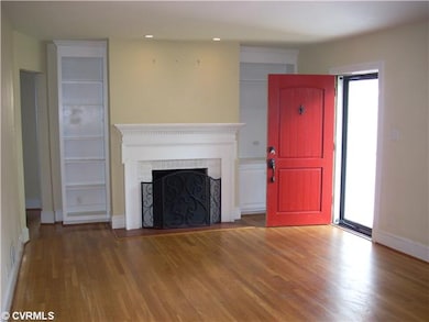 Living Room - Living room with brick fireplace, fl