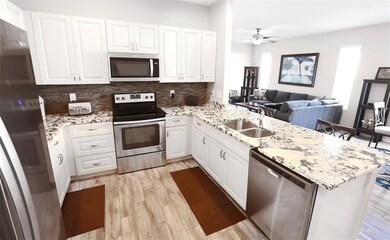 Granite countertops and upgraded cabinets