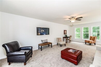 Family Room with lots of natural light