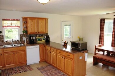 Kitchen Open to Dining Area