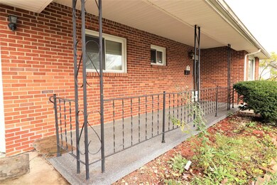 Covered front porch