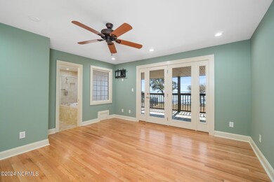 First floor primary bedroom suite