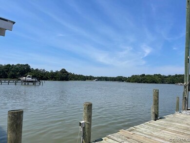 LAND IS 1/2 PAST THE URBANNA SEAFOOD LANDING 1/2 M