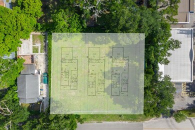 Preliminary Site Plan Showing the 3 Single Family Residences that can be built.