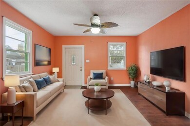 Virtually Staged Living Room