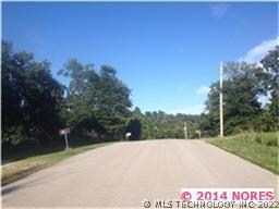 Dead end at bottom of hill.