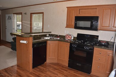 Open kitchen area