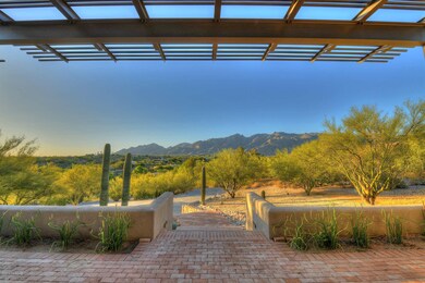 View of Catalinas From Front Patio