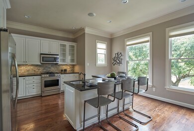 Kitchen island seats 4 easily