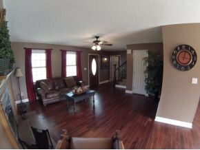 Nice Living room with fireplac