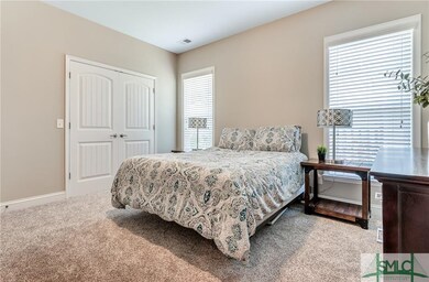 Oversized downstairs bedroom and bathroom.