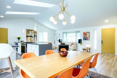 Across dining table