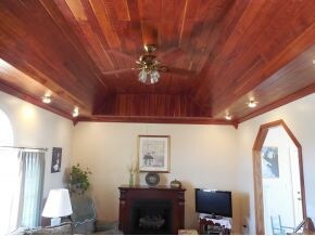Cathedra ceiling living room