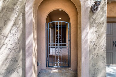Entry into courtyard