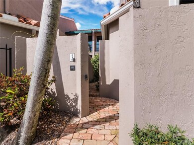 Gated and secure private entry courtyard.