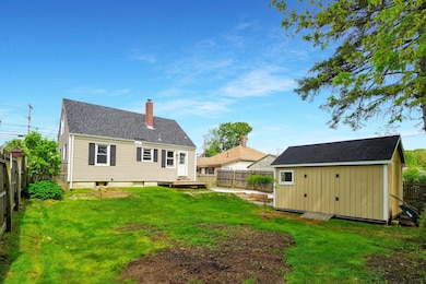 Fenced back yard