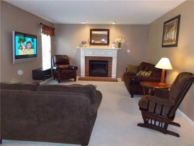 Family Room. Gas fireplace