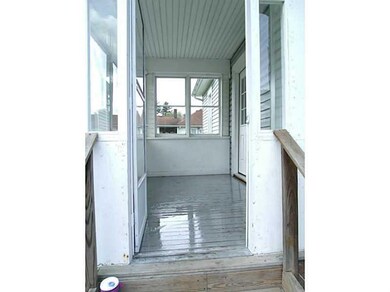 Exterior Back. Enclosed back porch!