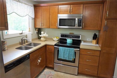 The gorgeous kitchen was totally remodeled in 2012