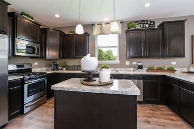 Model home pictured- features and options will var