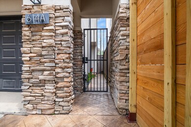 Gated entry provides additional level of security.