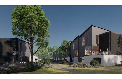 A common courtyard leads to your front door adding