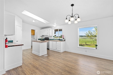 Beautiful farmland views to the west.