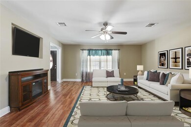 Virtually Staged Den Very Spacious
