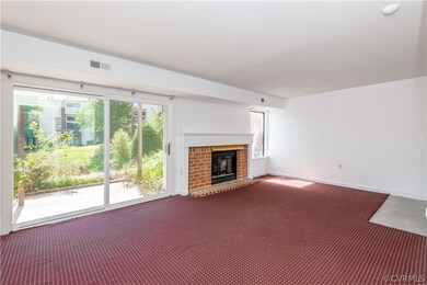 Basement Fireplace