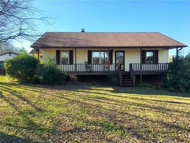 View of the house from front yard. underneath the