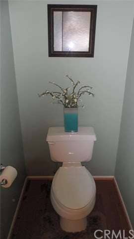 Downstairs powder room.
