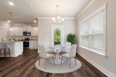 Kitchen Dining Virtually Staged