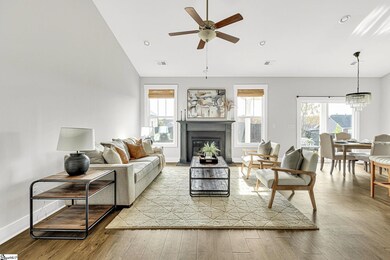 Open-concept layout