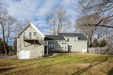 Exterior back, nice deck, and a...