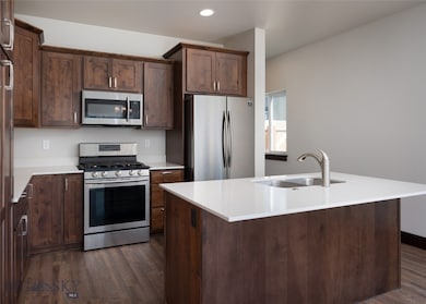 Open concept kitchen