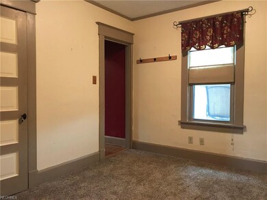 Closet in office and entry into kitchen ...