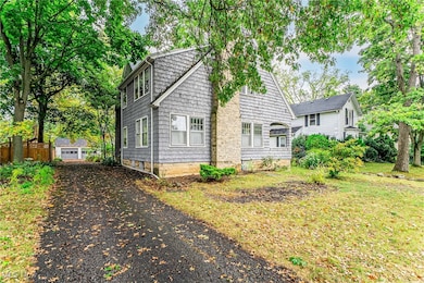 View of front of home and driveway
