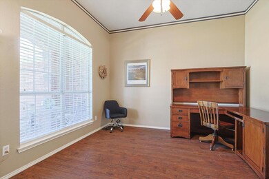 Dedicated office with french doors
