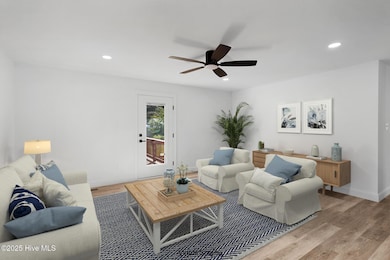 Living Room with Deck Access