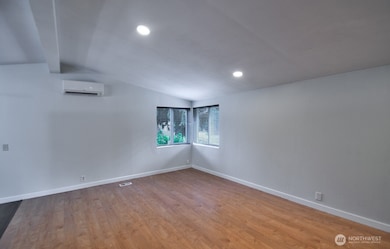 Great room with mini split to seasonally heat and cool your home.