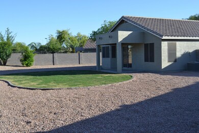 Huge yard with covered patio