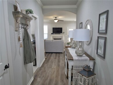 Stock photo, home will look similar.